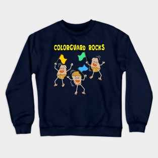 Colorguard Rocks Light Crewneck Sweatshirt